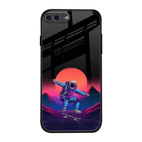 Retro Astronaut iPhone 7 Plus Glass Back Cover Online