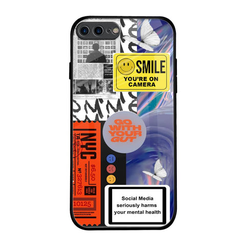 Smile for Camera iPhone 7 Plus Glass Back Cover Online