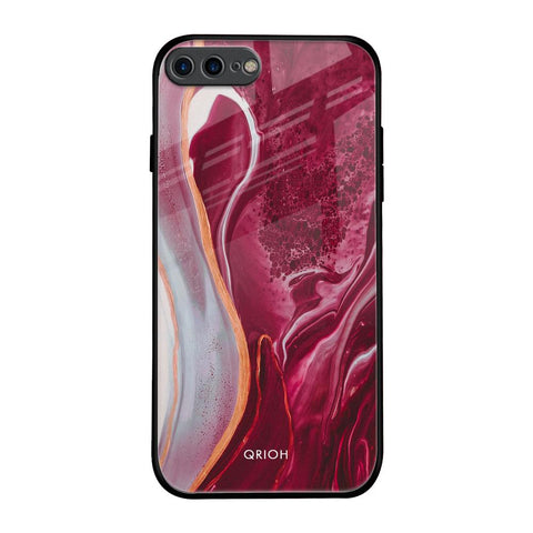 Crimson Ruby iPhone 7 Plus Glass Back Cover Online