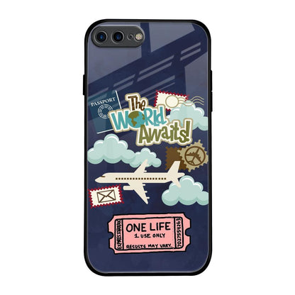 Tour The World iPhone 7 Plus Glass Back Cover Online