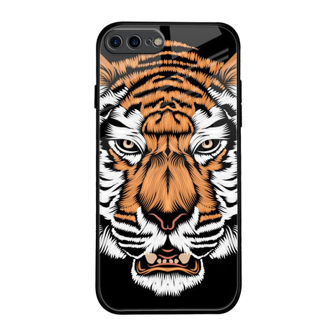 Angry Tiger iPhone 7 Plus Glass Back Cover Online