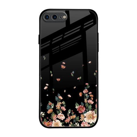 Floating Floral Print iPhone 7 Plus Glass Back Cover Online