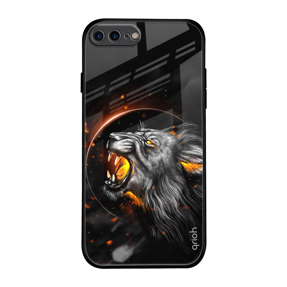 Aggressive Lion iPhone 7 Plus Glass Back Cover Online