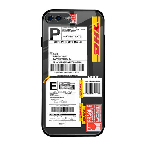 Cool Barcode Label iPhone 7 Plus Glass Back Cover Online