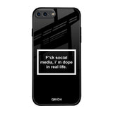 Dope In Life iPhone 7 Plus Glass Back Cover Online