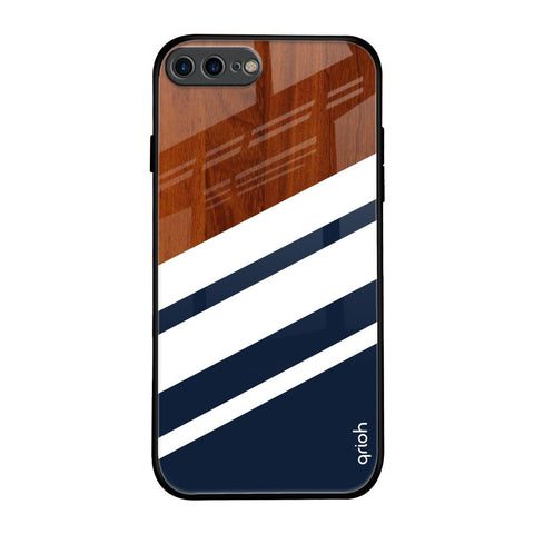 Bold Stripes iPhone 7 Plus Glass Back Cover Online