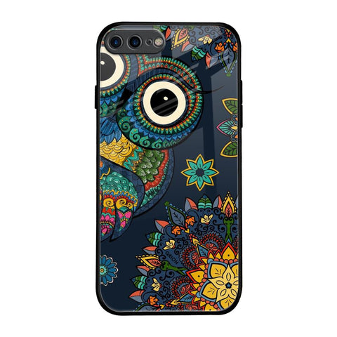 Owl Art iPhone 7 Plus Glass Back Cover Online