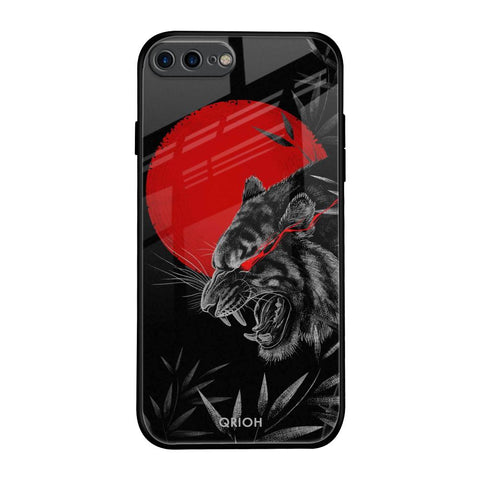 Red Moon Tiger iPhone 7 Plus Glass Back Cover Online