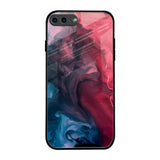 Blue & Red Smoke iPhone 7 Plus Glass Back Cover Online