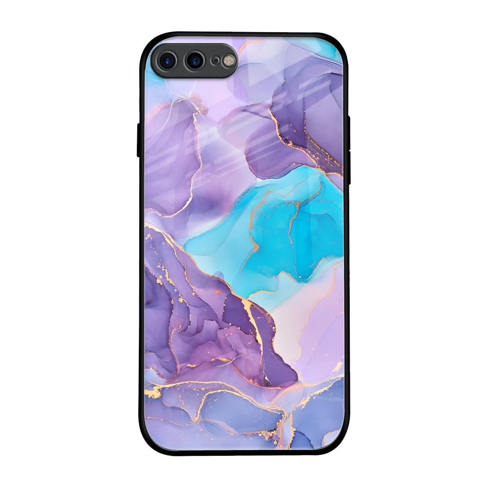 Alcohol ink Marble iPhone 7 Plus Glass Back Cover Online