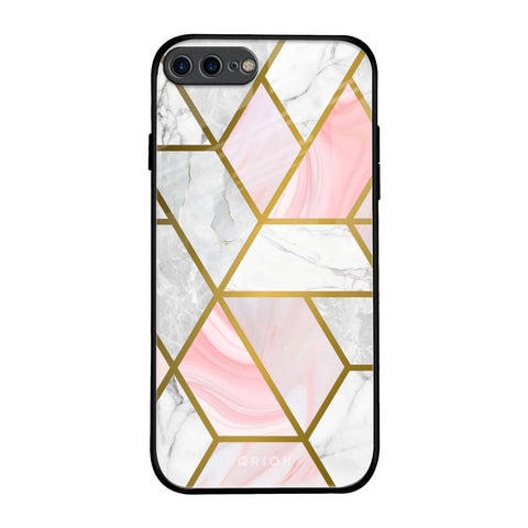 Geometrical Marble iPhone 7 Plus Glass Back Cover Online