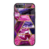 Electroplated Geometric Marble iPhone 7 Plus Glass Back Cover Online