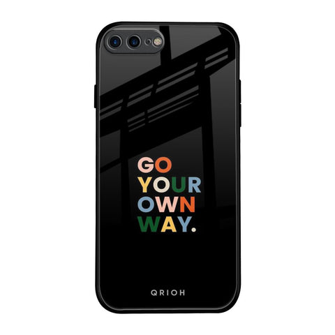 Go Your Own Way iPhone 7 Plus Glass Back Cover Online