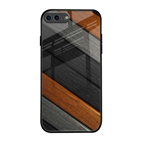 Tri Color Wood iPhone 7 Plus Glass Back Cover Online