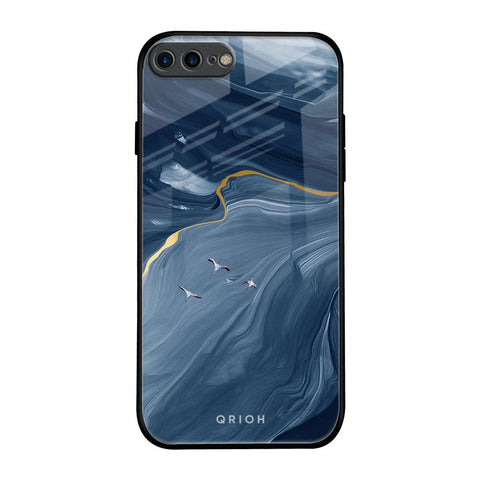 Deep Ocean Marble iPhone 7 Plus Glass Back Cover Online