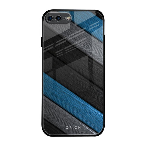 Multicolor Wooden Effect iPhone 7 Plus Glass Back Cover Online