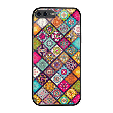 Multicolor Mandala iPhone 7 Plus Glass Back Cover Online