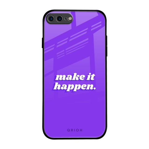 Make it Happen iPhone 7 Plus Glass Back Cover Online