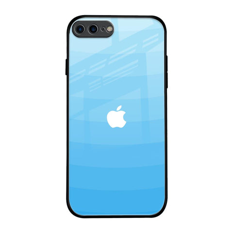 Wavy Blue Pattern iPhone 7 Plus Glass Back Cover Online