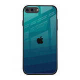 Green Triangle Pattern iPhone 7 Plus Glass Back Cover Online