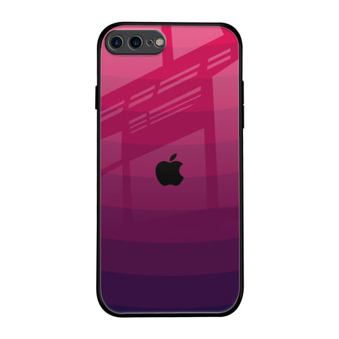 Wavy Pink Pattern iPhone 7 Plus Glass Back Cover Online