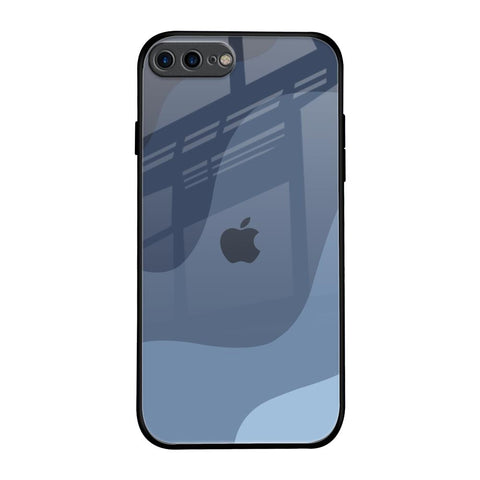Navy Blue Ombre iPhone 7 Plus Glass Back Cover Online