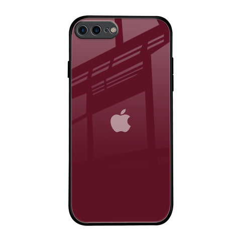 Classic Burgundy iPhone 7 Plus Glass Back Cover Online