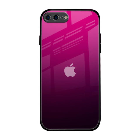 Purple Ombre Pattern iPhone 7 Plus Glass Back Cover Online