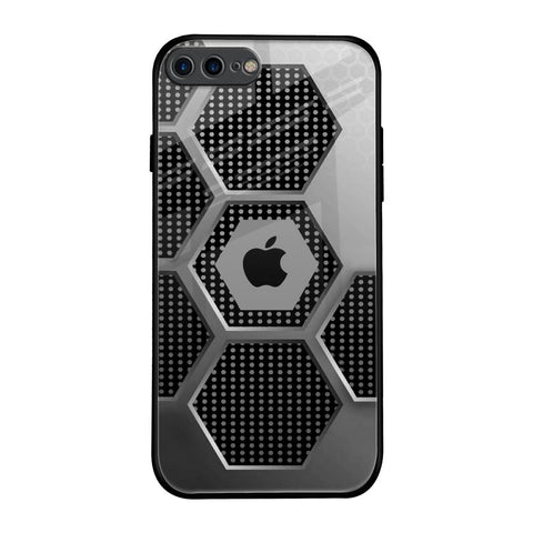 Hexagon Style iPhone 7 Plus Glass Back Cover Online