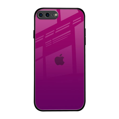 Magenta Gradient iPhone 7 Plus Glass Back Cover Online