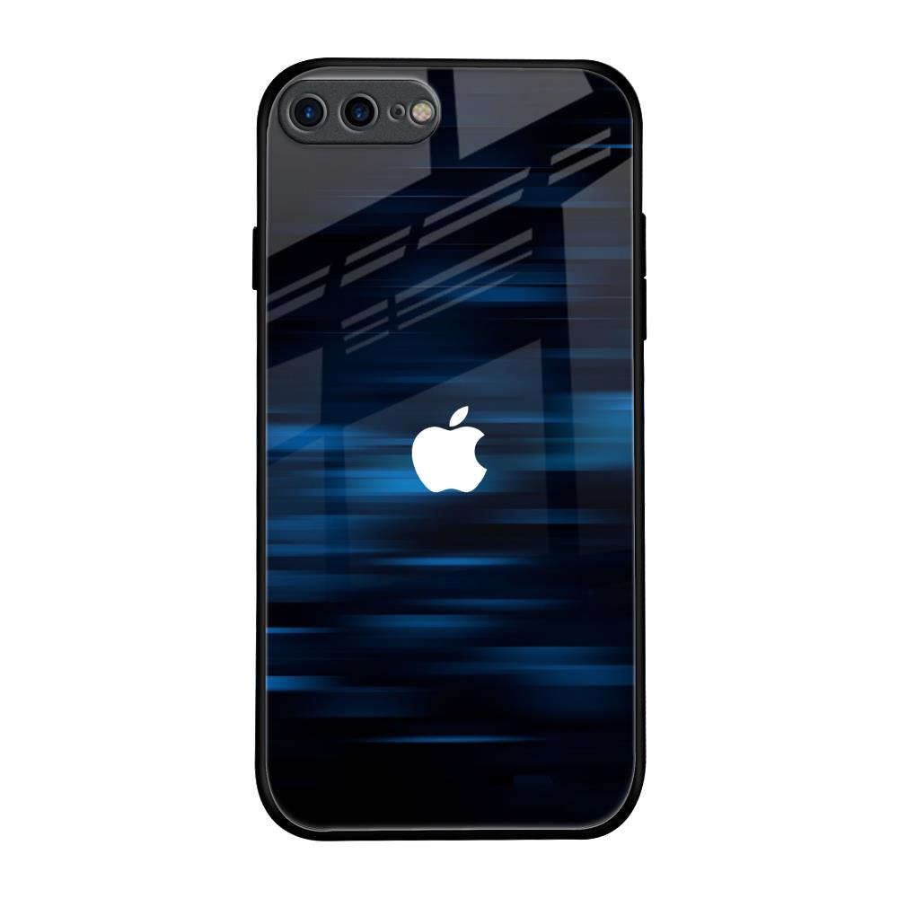 Blue Rough Abstract iPhone 7 Plus Glass Back Cover Online