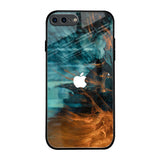 Golden Splash iPhone 7 Plus Glass Back Cover Online