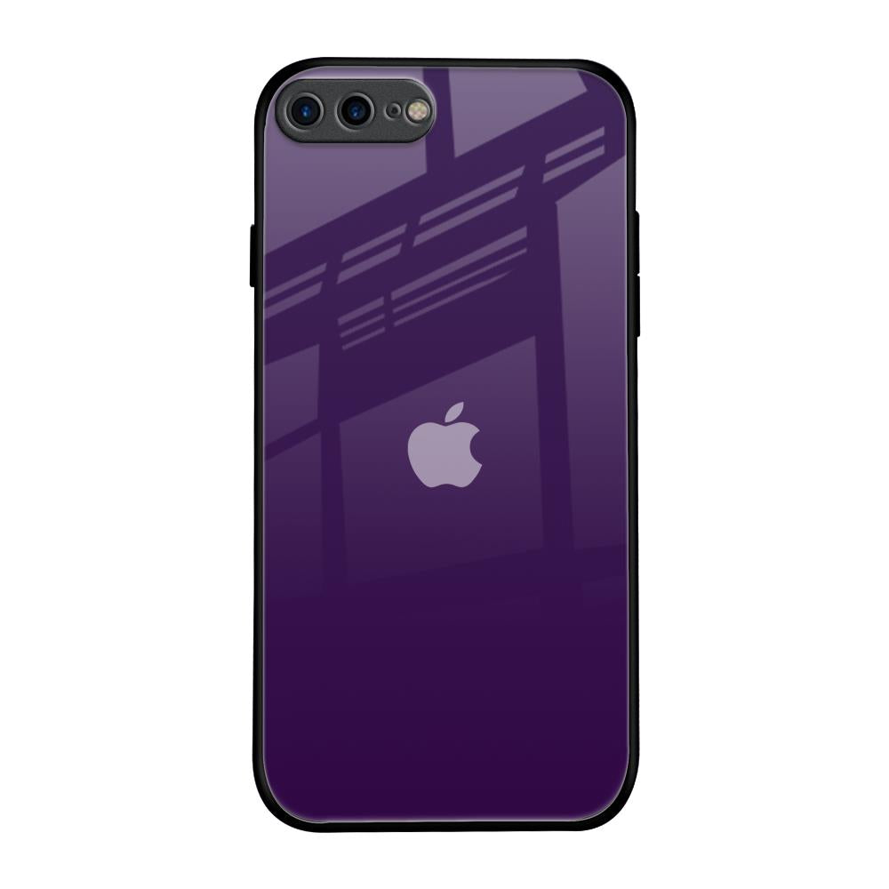 Dark Purple iPhone 7 Plus Glass Back Cover Online