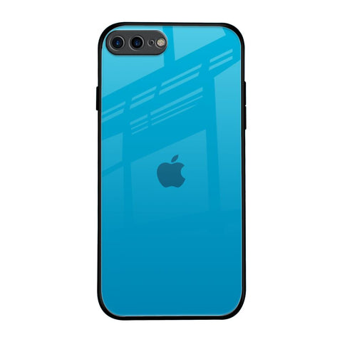 Blue Aqua iPhone 7 Plus Glass Back Cover Online