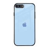 Pastel Sky Blue iPhone 7 Plus Glass Back Cover Online