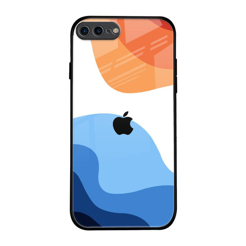 Wavy Color Pattern iPhone 7 Plus Glass Back Cover Online