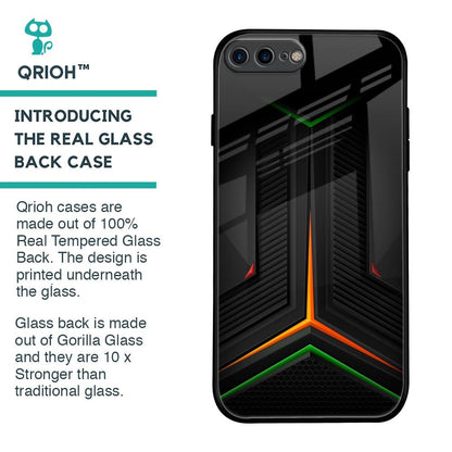 Modern Ultra Chevron Glass Case for iPhone 7 Plus