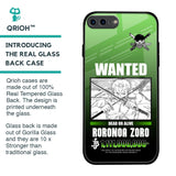 Zoro Wanted Glass Case for iPhone 7 Plus