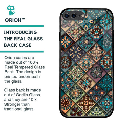 Retro Art Glass Case for iPhone 7 Plus