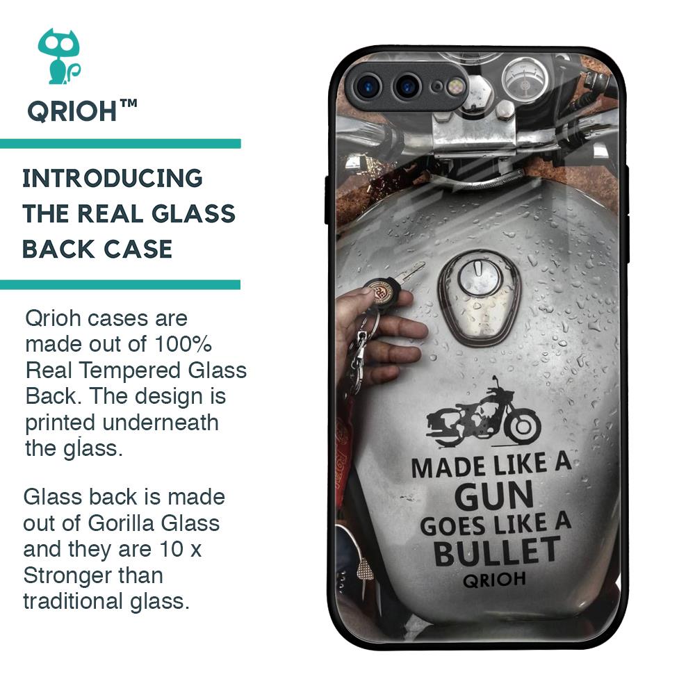 Royal Bike Glass Case for iPhone 7 Plus