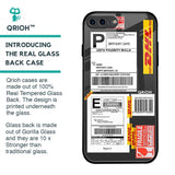 Cool Barcode Label Glass Case For iPhone 7 Plus