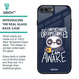 Struggling Panda Glass Case for iPhone 7 Plus