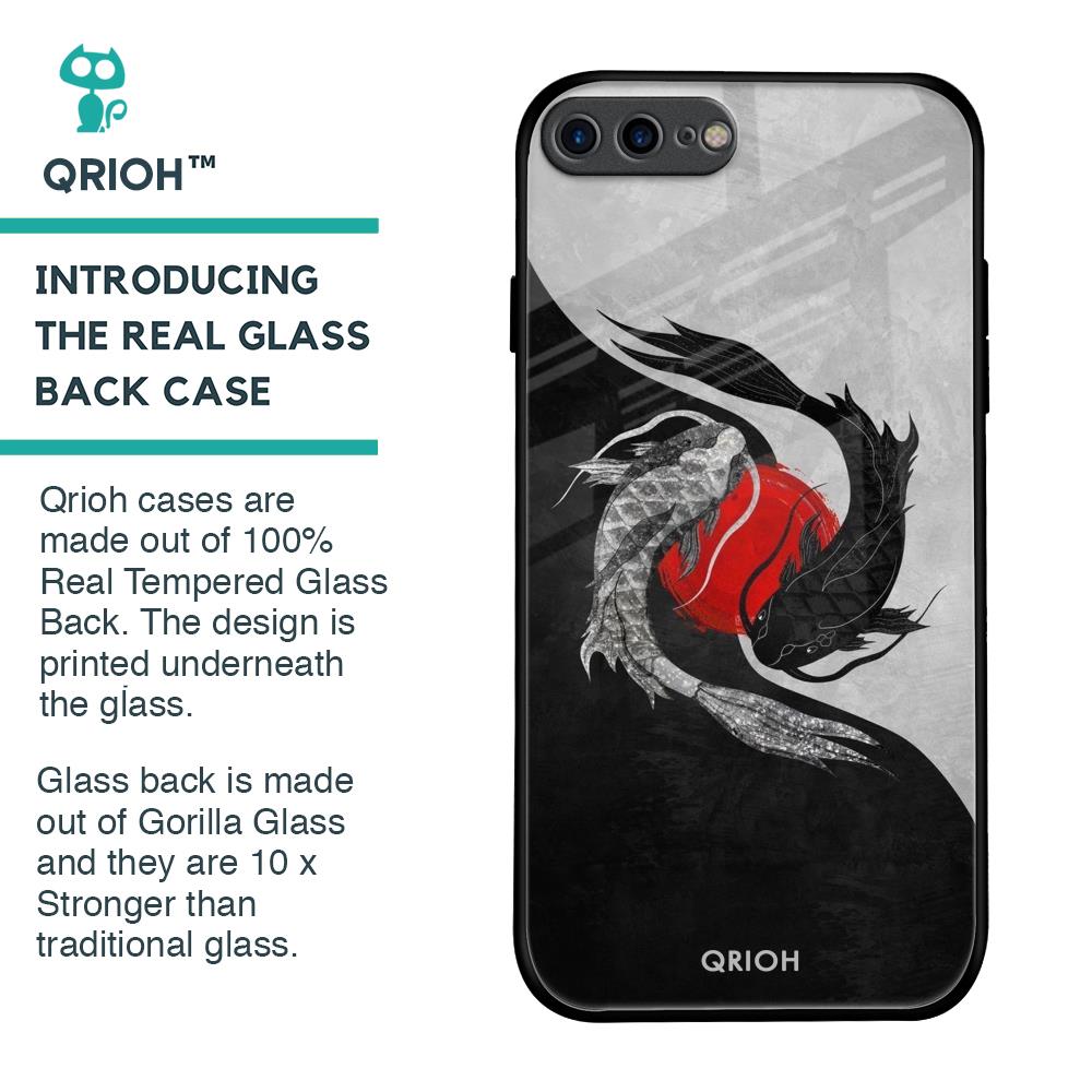 Japanese Art Glass Case for iPhone 7 Plus