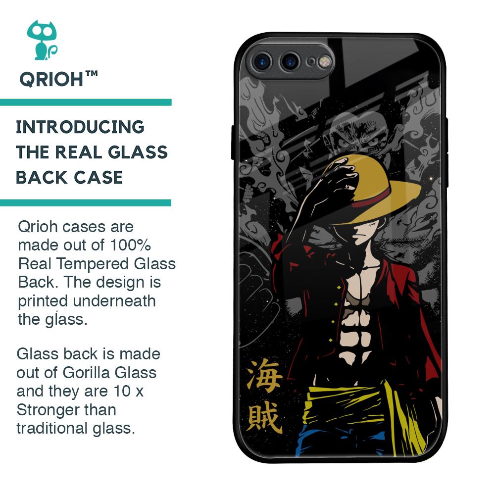 Dark Luffy Glass Case for iPhone 7 Plus