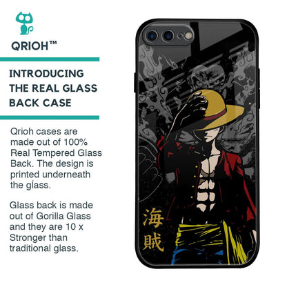 Dark Luffy Glass Case for iPhone 7 Plus