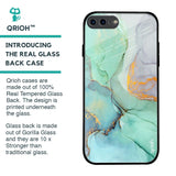 Green Marble Glass Case for iPhone 7 Plus