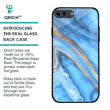 Vibrant Blue Marble Glass Case for iPhone 7 Plus