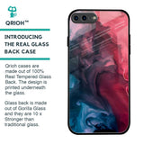 Blue & Red Smoke Glass Case for iPhone 7 Plus