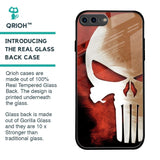 Red Skull Glass Case for iPhone 7 Plus