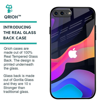 Colorful Fluid Glass Case for iPhone 7 Plus
